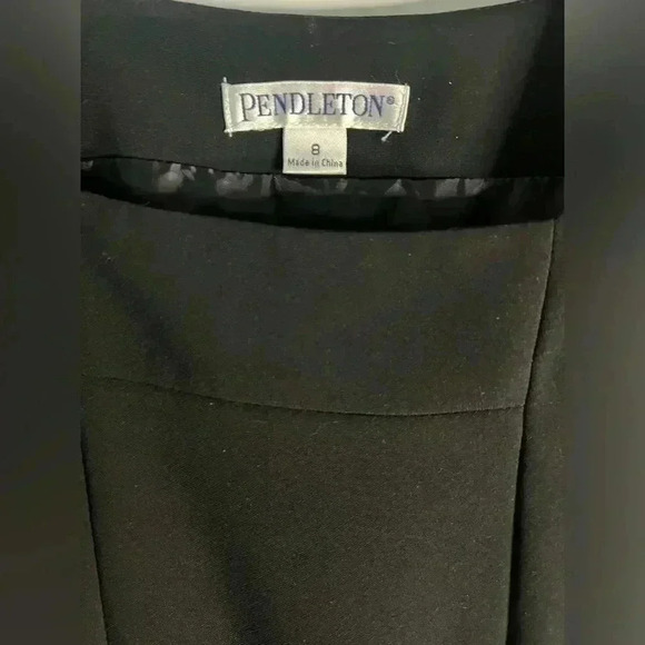 Pendleton Women’s Black Square Neck Wool Sheath Dress - Size 8 - Picture 2 of 3